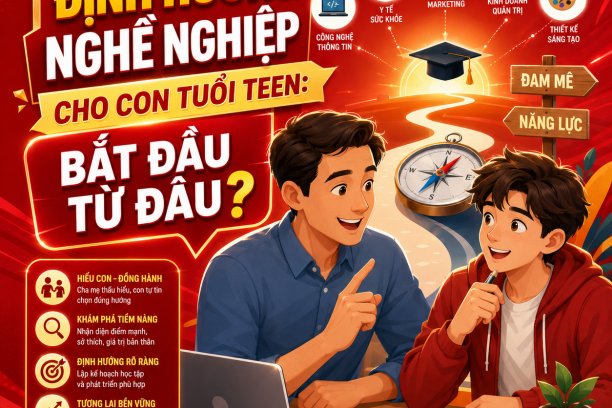 Định hướng nghề nghiệp cho con tuổi teen: bắt đầu từ đâu?